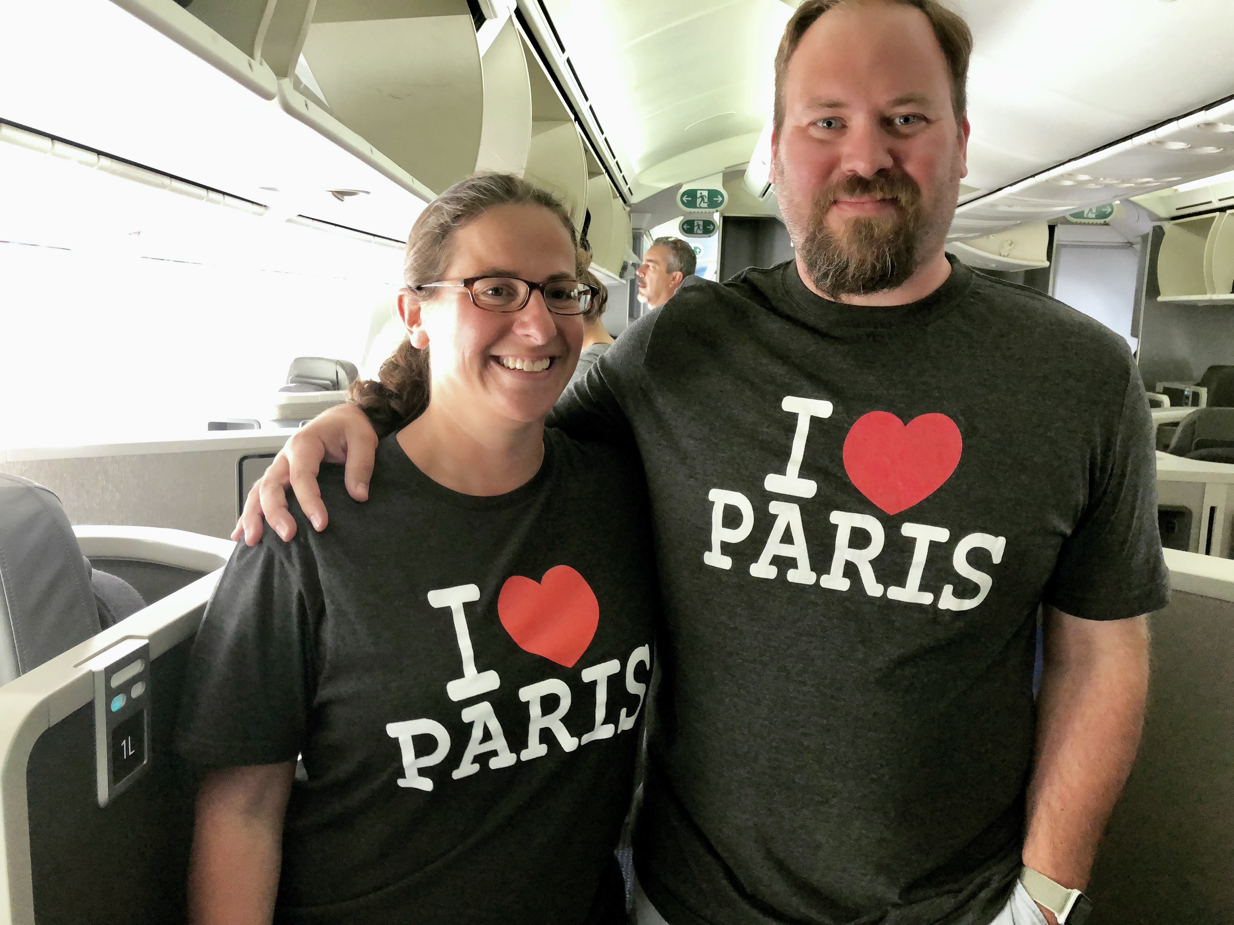 Flying American Airlines Business Class to Paris