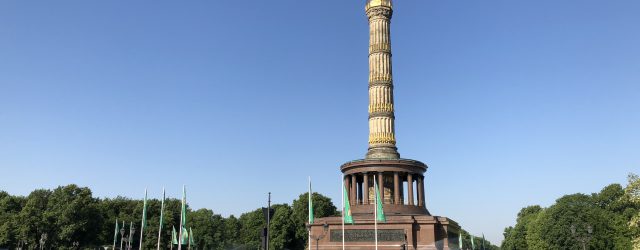 Morgenlauf in Berlin to the Victory Column