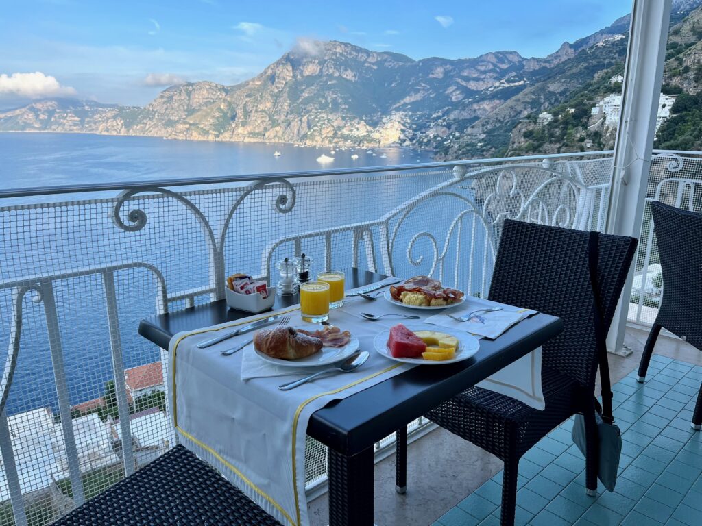 Breakfast View From Hotel Tramonto D'Oro