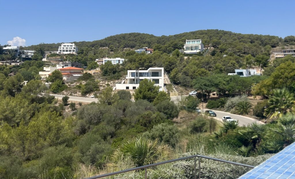 Villas? Mansions? View From the Pool