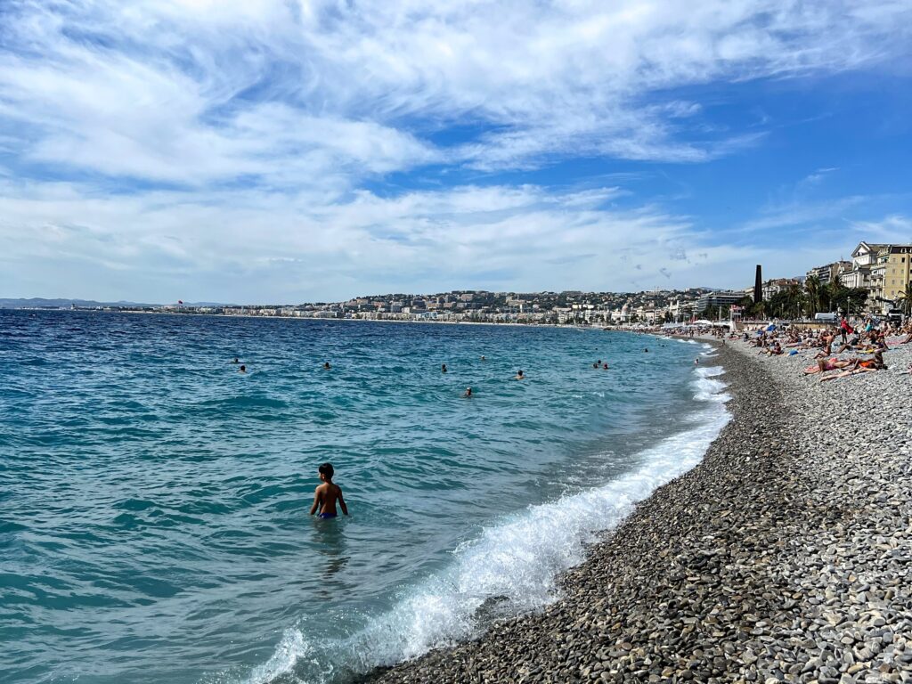 One of the Beaches in Nice