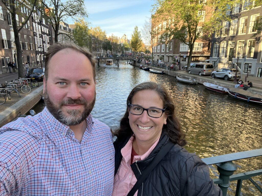 Nik and Julie in Amsterdam