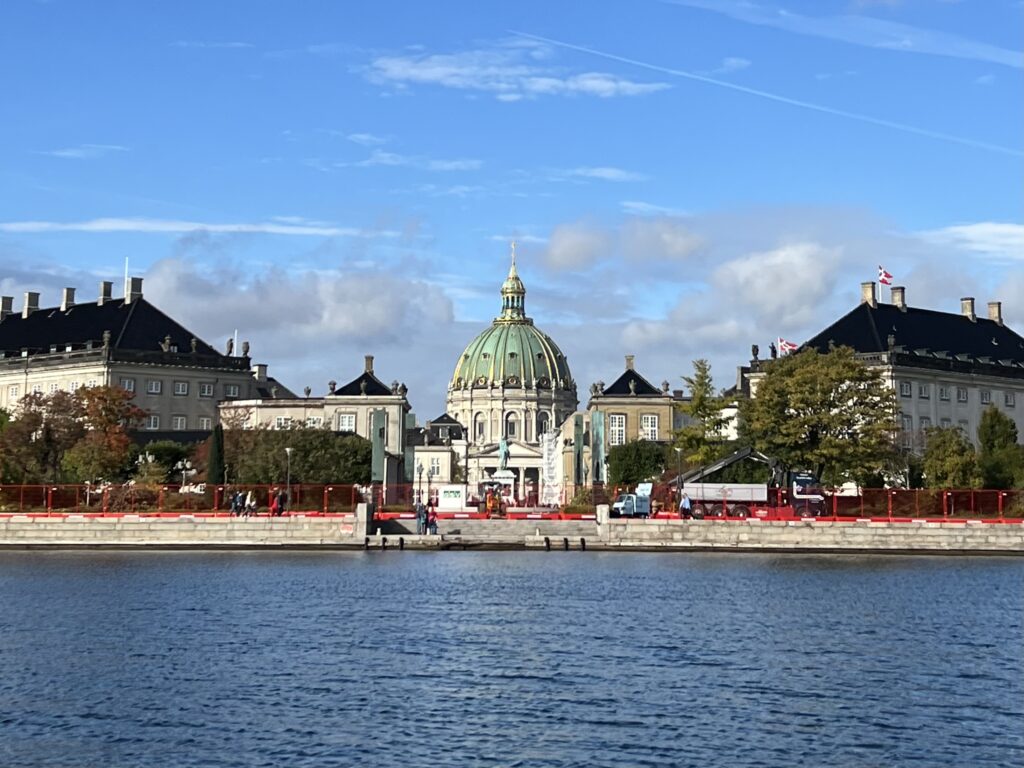 View of Frederik's Church and Amalienborg