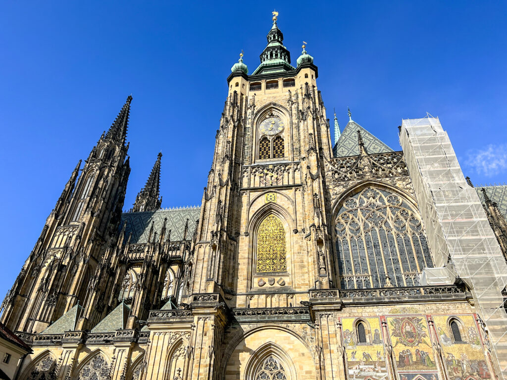 One Side of St. Vitus Cathedral, Prague Castle