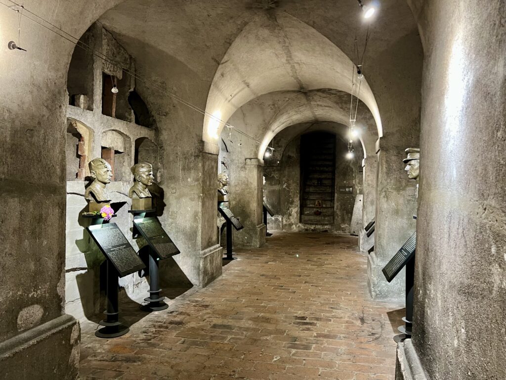 Crypt Where Resistance Fighters and Paratroopers Hid