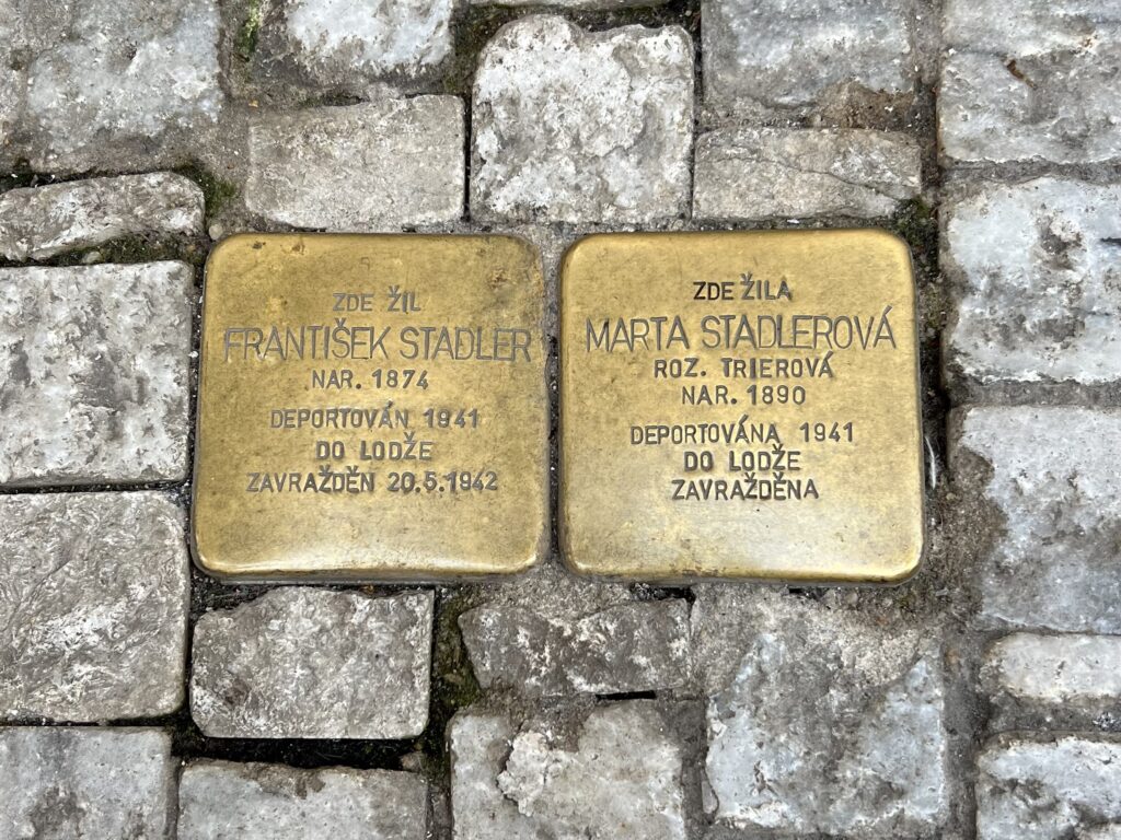 Stumble Stones in Prague