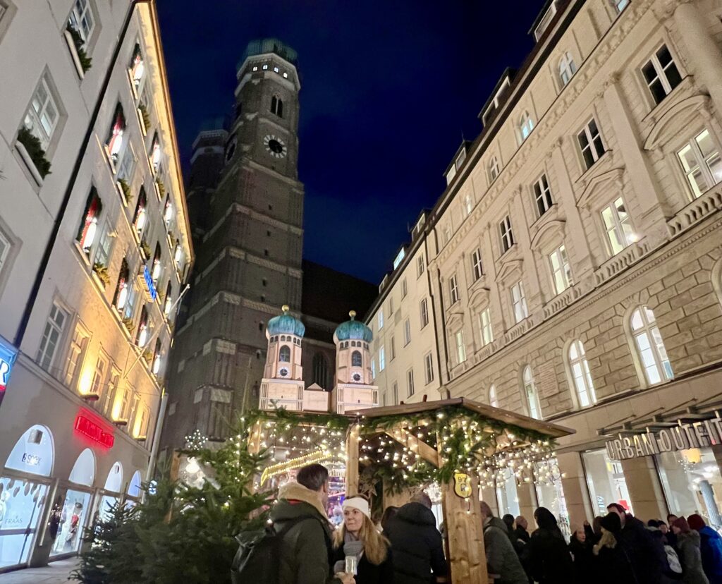 The Munich Cathedral, Munich Christmas Markets