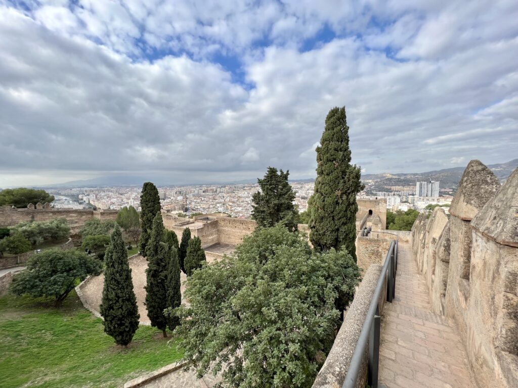 The "wall-walk" of the Castle