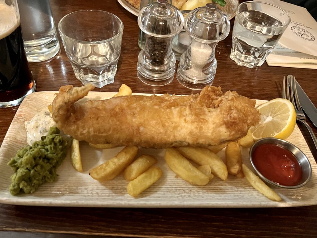 Fish n Chips at Flag and Lamb