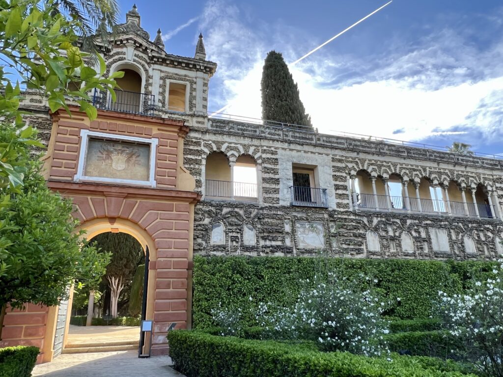 Entrance to the Gardens of Alcázar