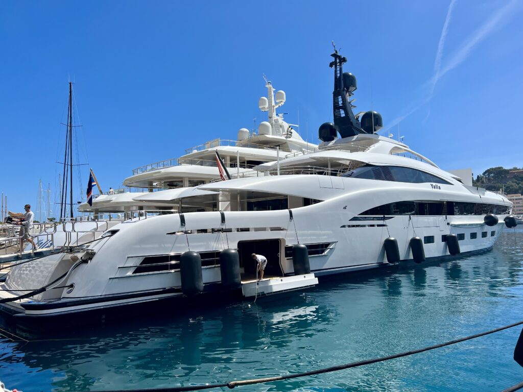 $80M Superyacht Yalla in Monaco