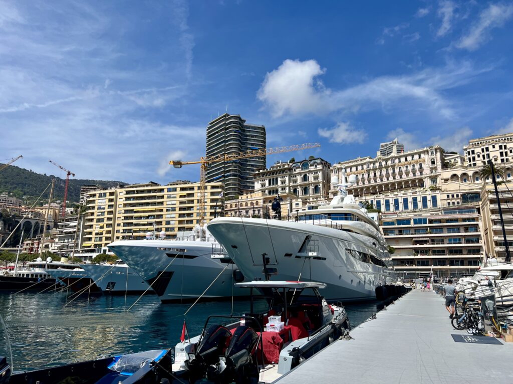 Superyachts in Monaco