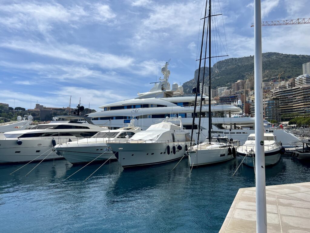 $100M Superyacht Mimtee in Monaco, April 2023