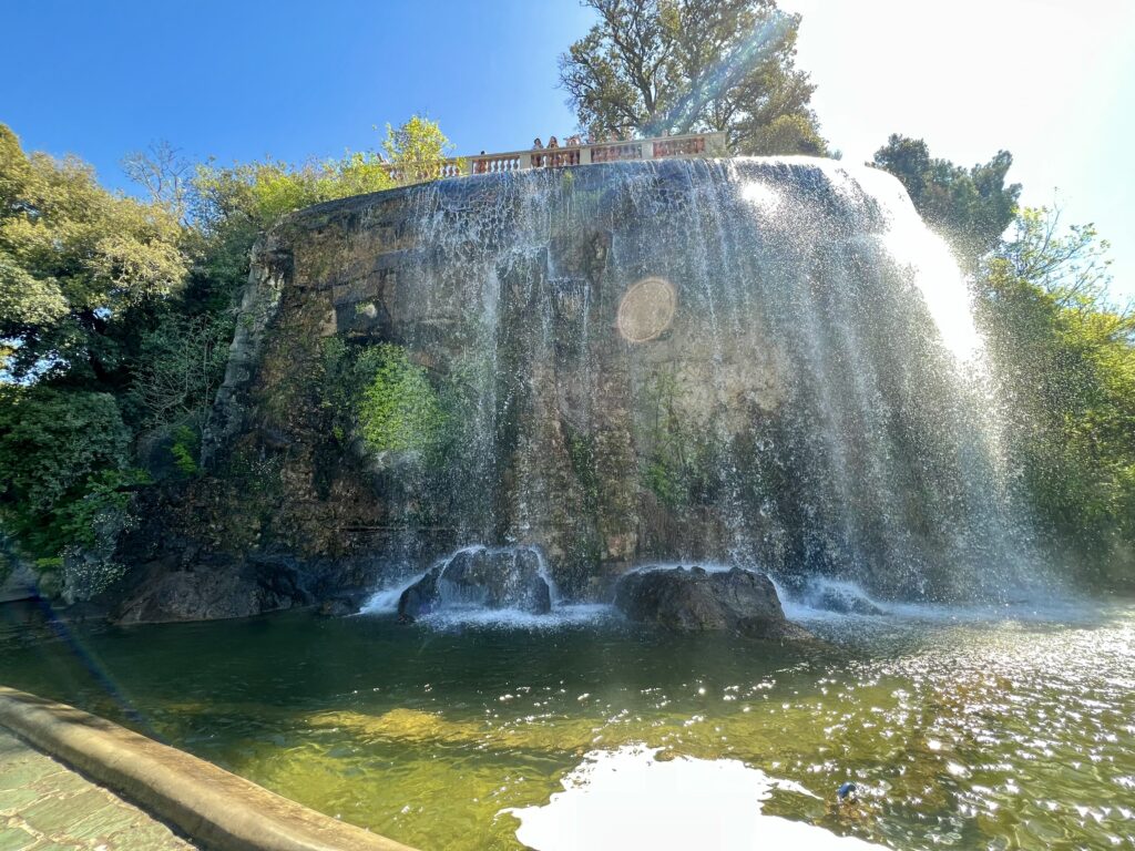 Waterfall in Castle Park, Nice