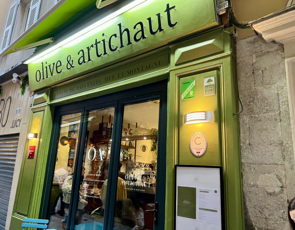 Olive&Artichaut, 6 rue sainte Réparate