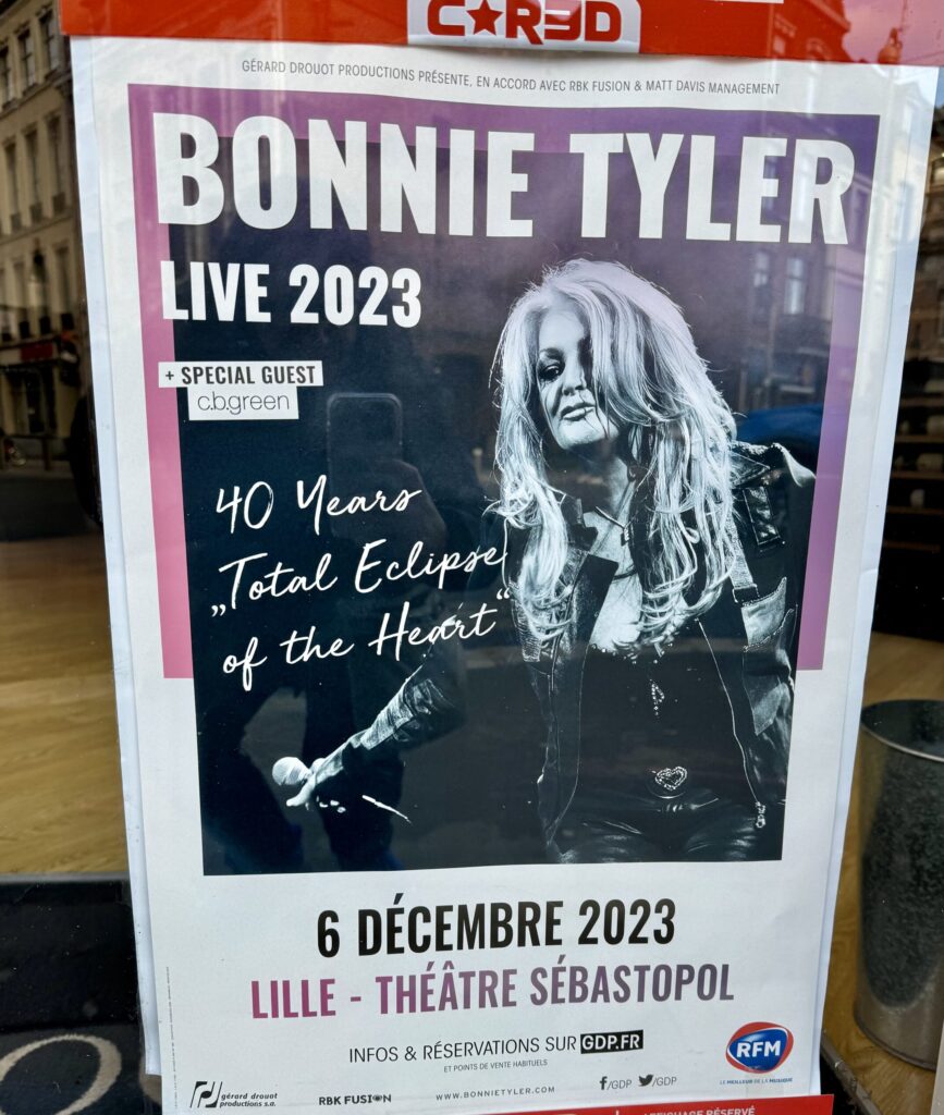Bonnie Tyler Concert Poster