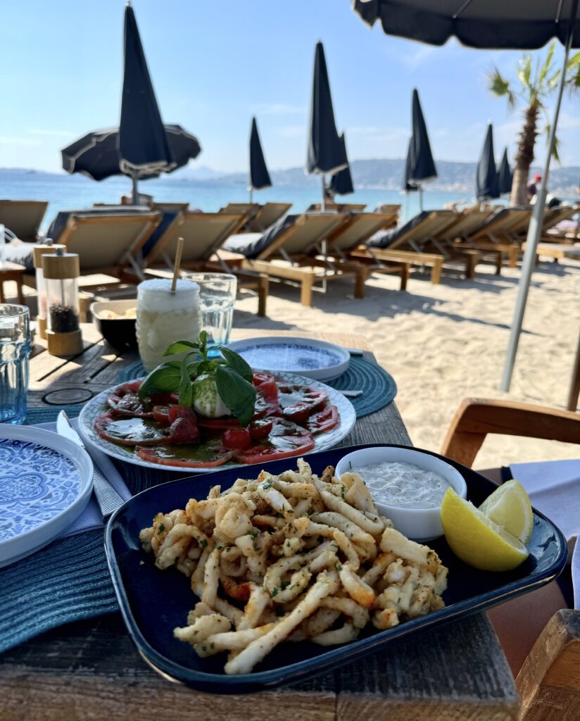 Lunch at Le Ruban Bleu, Antibes