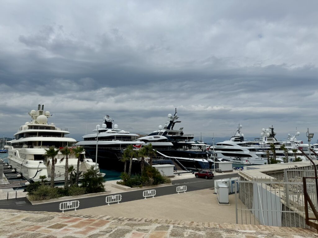 Superyachts at Port Vauban, Antibes