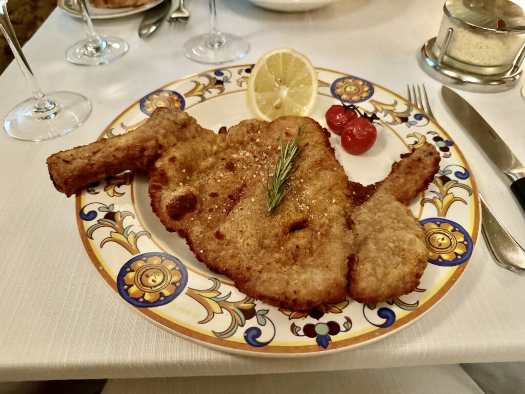 Breaded Veal Escalope at Mamo Michelangelo