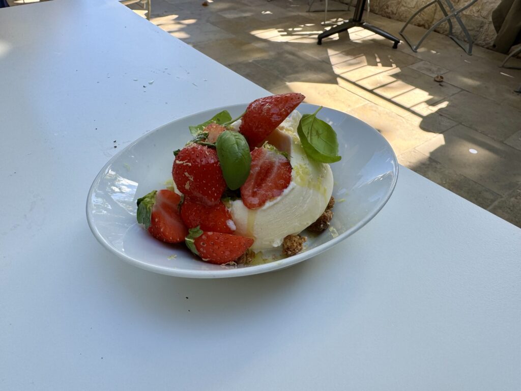 Dessert at Château La Coste