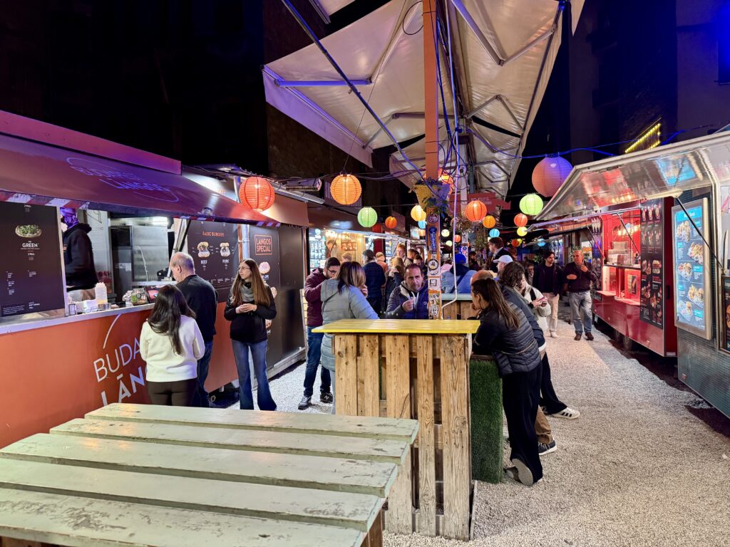 View of the Karavan Street Food Area