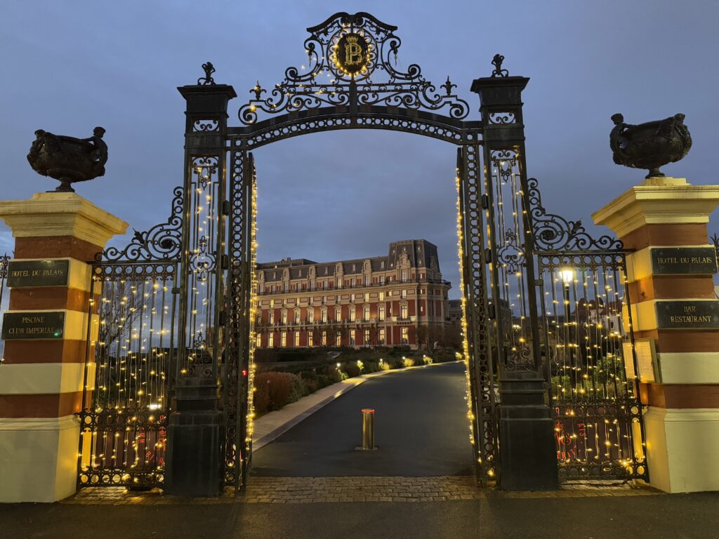 Hôtel du Palais Biarritz at Dusk