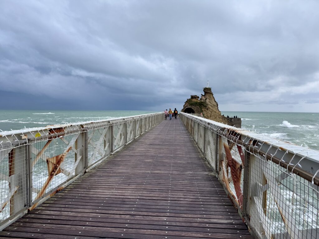 The Bridge to the Rocher de la Vierge