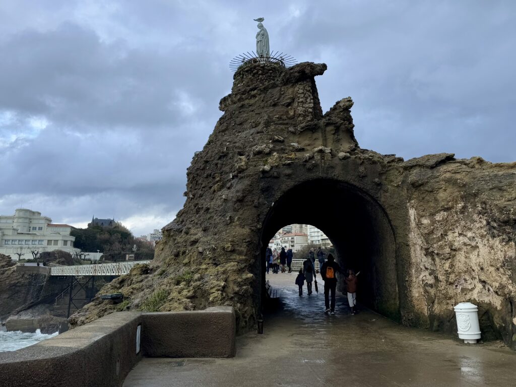 The Rocher de la Vierge, Biarritz