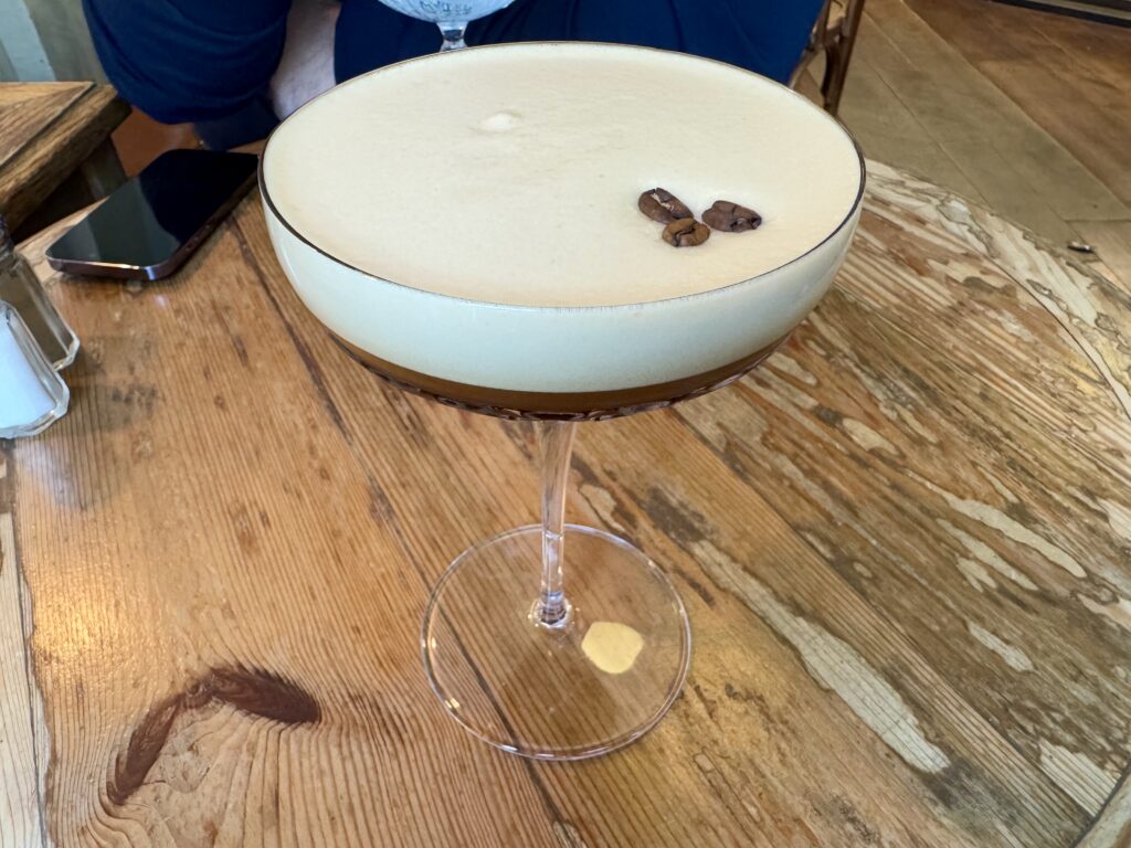 Espresso Martini at Le Café du Commerce