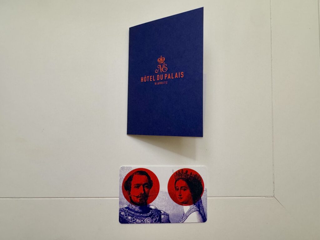 Branding on the Hôtel du Palais Biarritz Room Keys