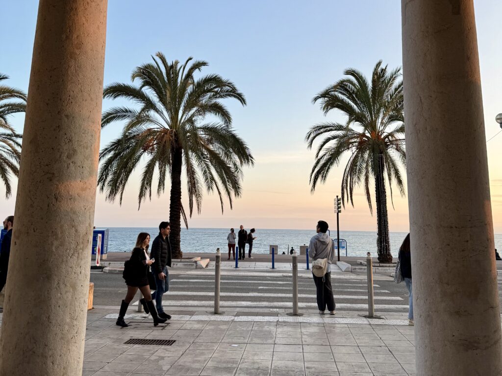 View of the Promenade des Anglais
