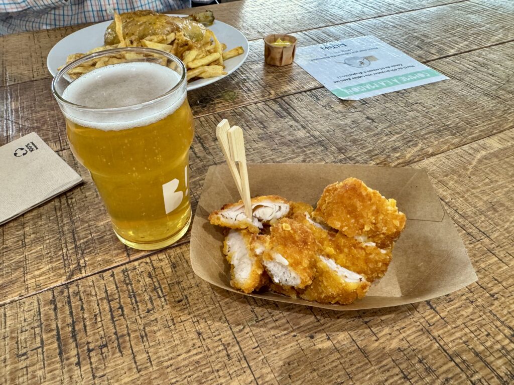 Chicken Lunch Inside Les Halles de Bacalan