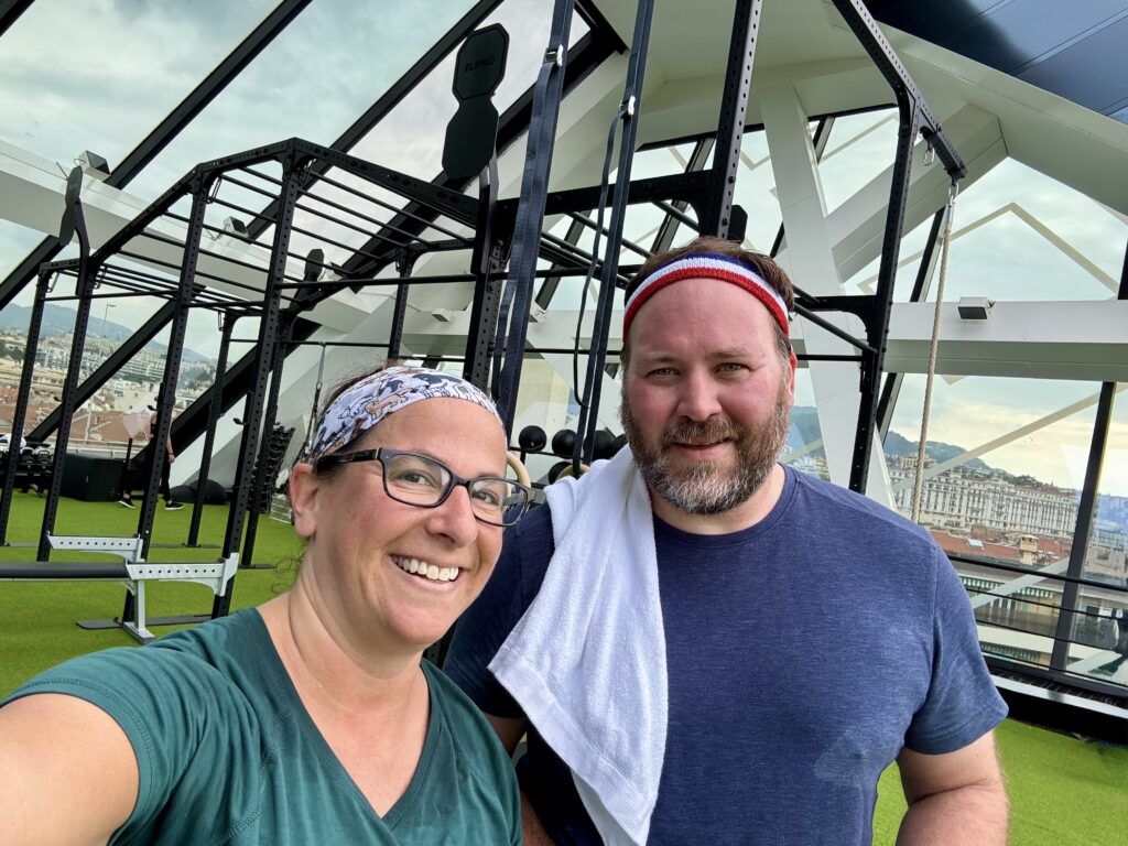 Julie and Nik After an Outdoor Workout