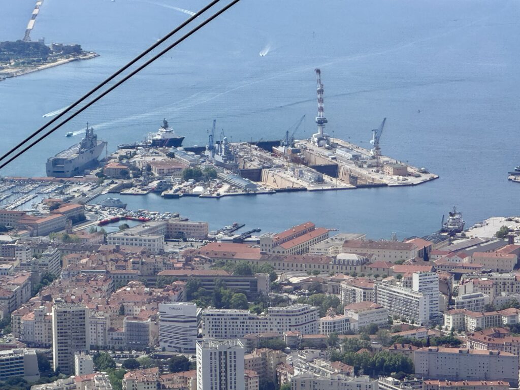 View of Toulon Arsenal Dry Docks