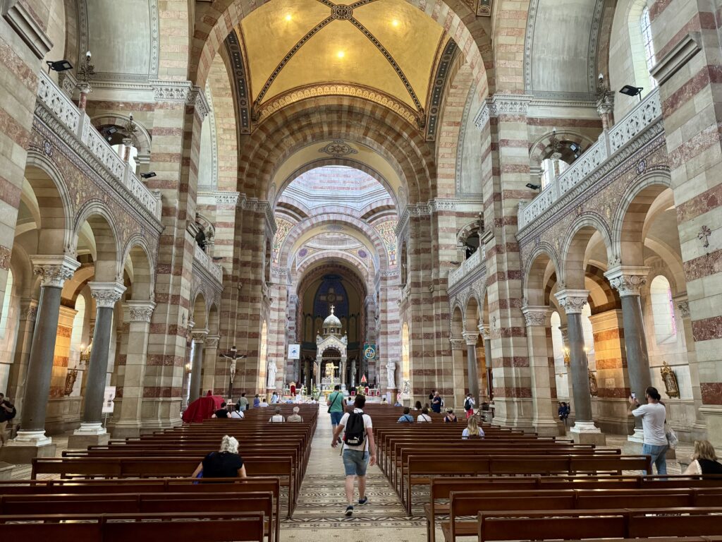 Inside Marseille Cathedral