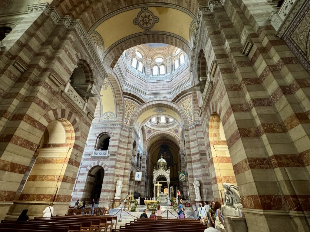 Inside Marseille Cathedral