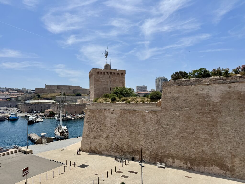 Fort Saint-Jean on the Right, Fort Saint-Nicolas Across in the Distance