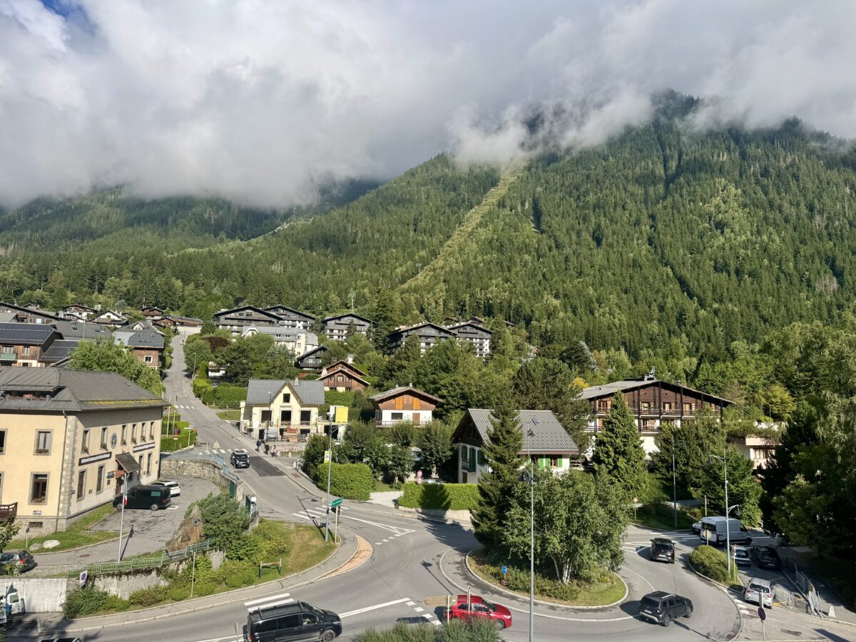 Chamonix From our Hotel Room