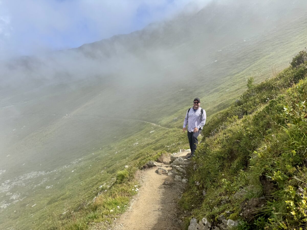 Nik Along the Hiking Path