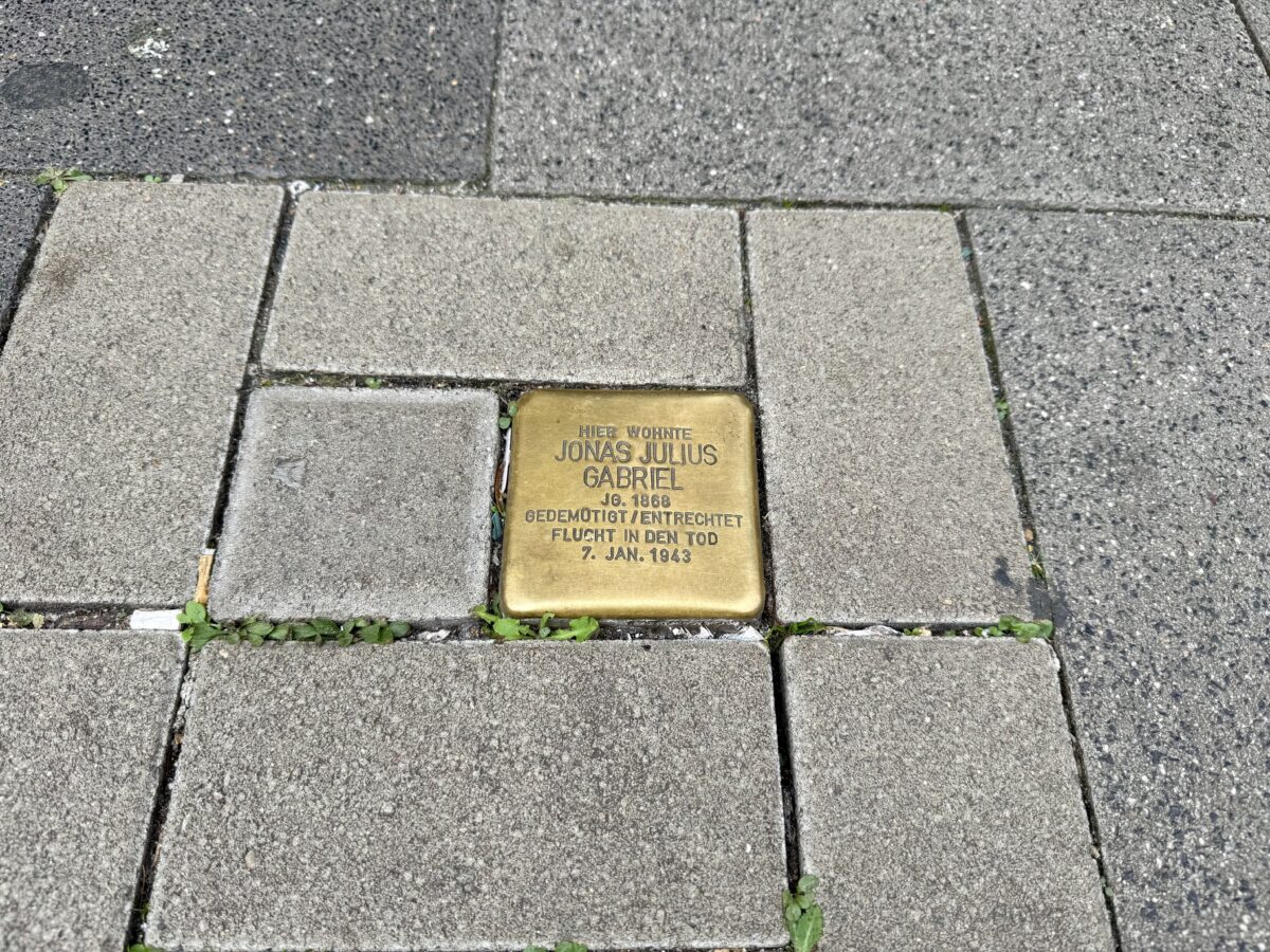 Stumble Stone at Richmodstraße, 29, Cologne