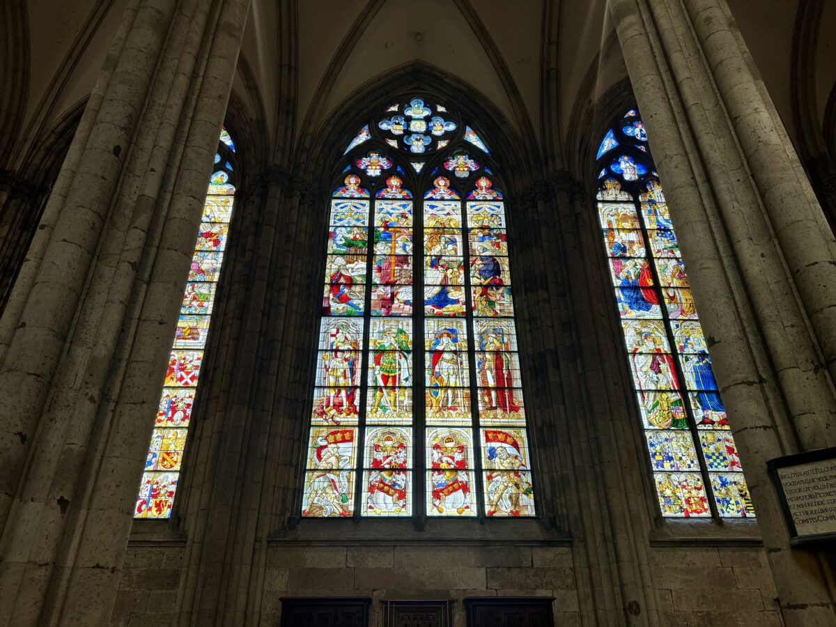 Gorgeous Stained Glass Windows Inside Cologne Cathedral