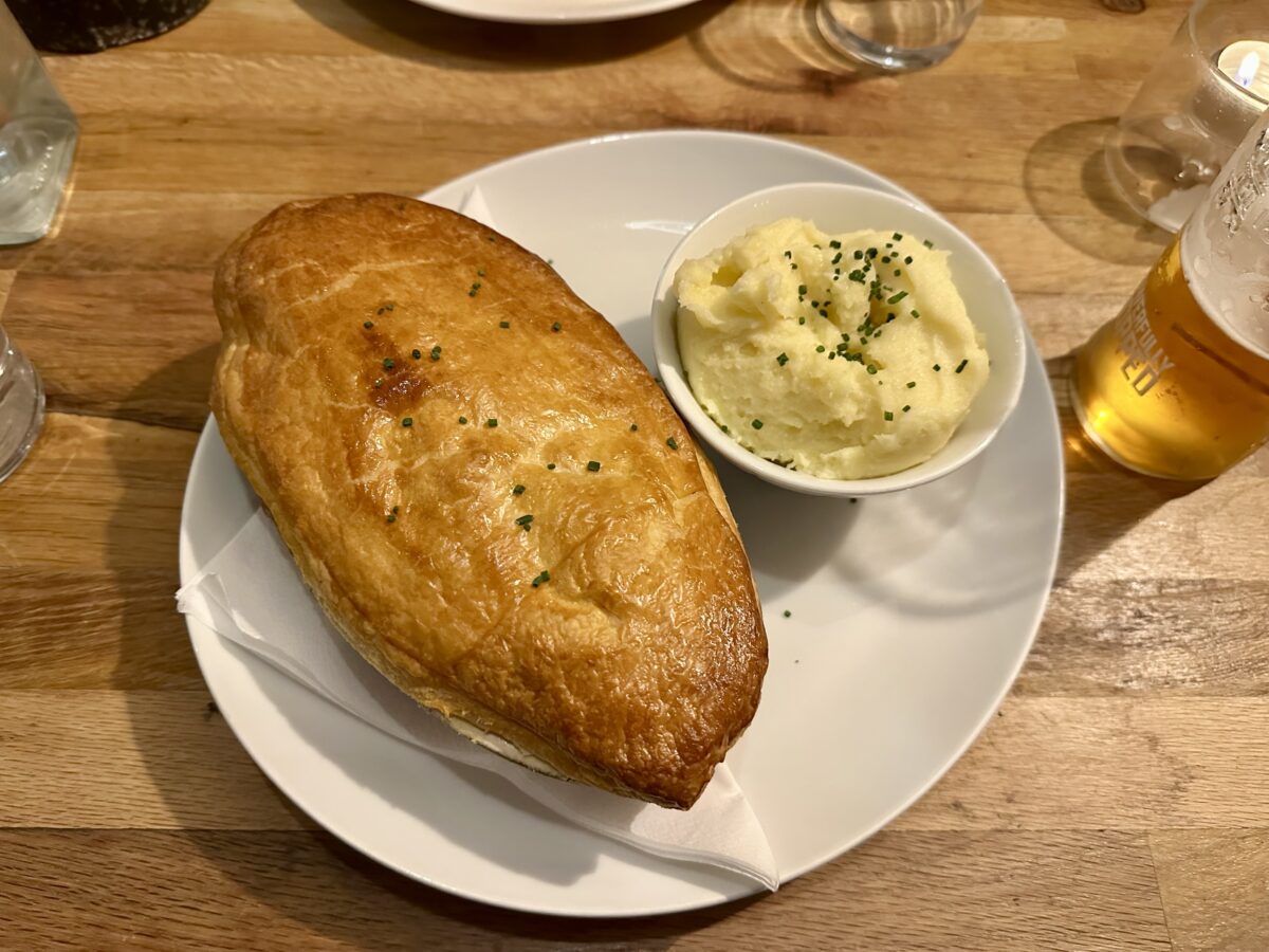 Guinness Pie at Synge & Co., Chamonix