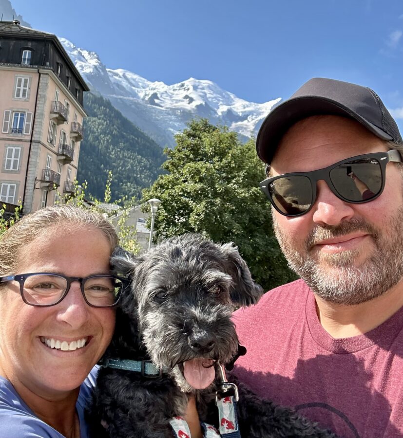 Julie, Koval and Nik in Chamonix
