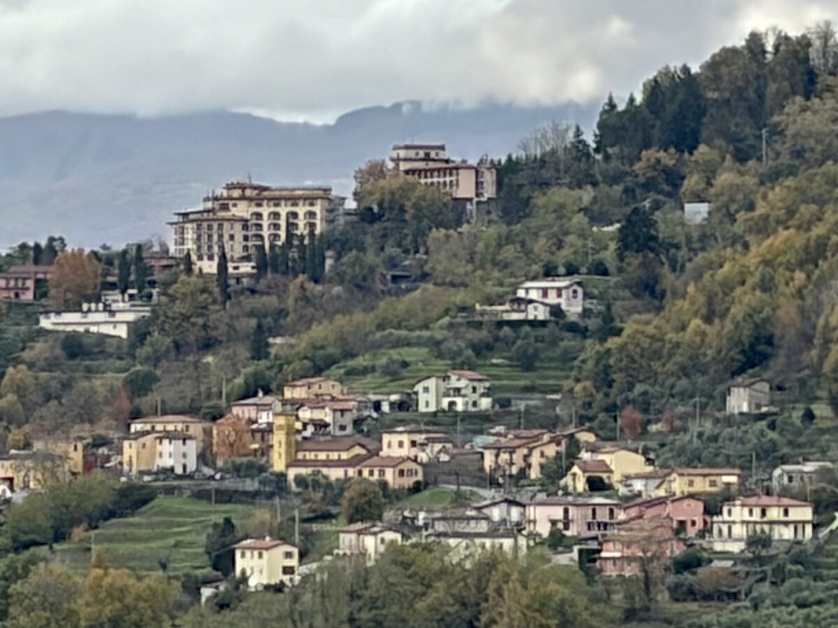 Our Hotel in the Distance