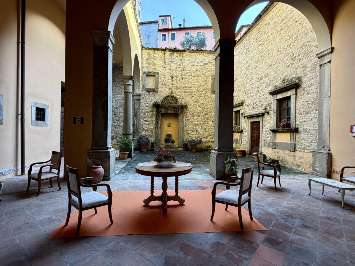 Inside the Palazzo Balduini Walls