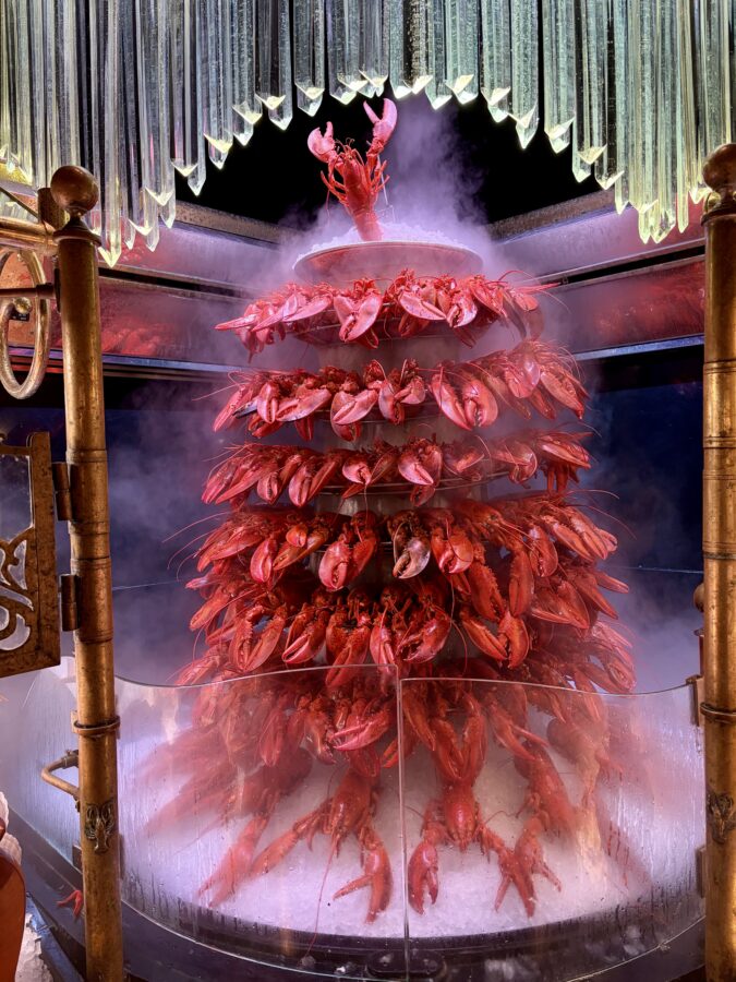 The Lobster Tower at Les Grands Buffets