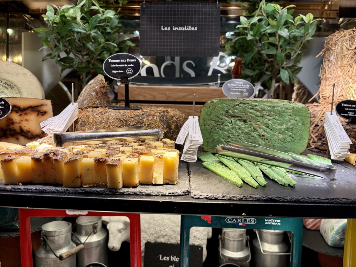 Just a Few of the Cheeses at Les Grands Buffets