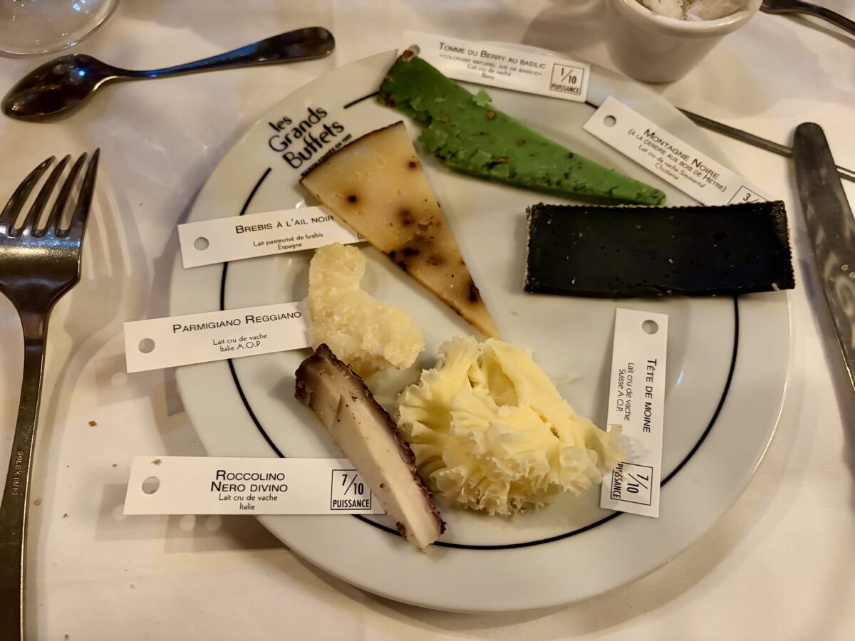 My Cheese Plate at Les Grands Buffets