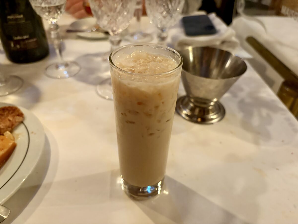 Ending the Meal with a Digestif of Bailey's