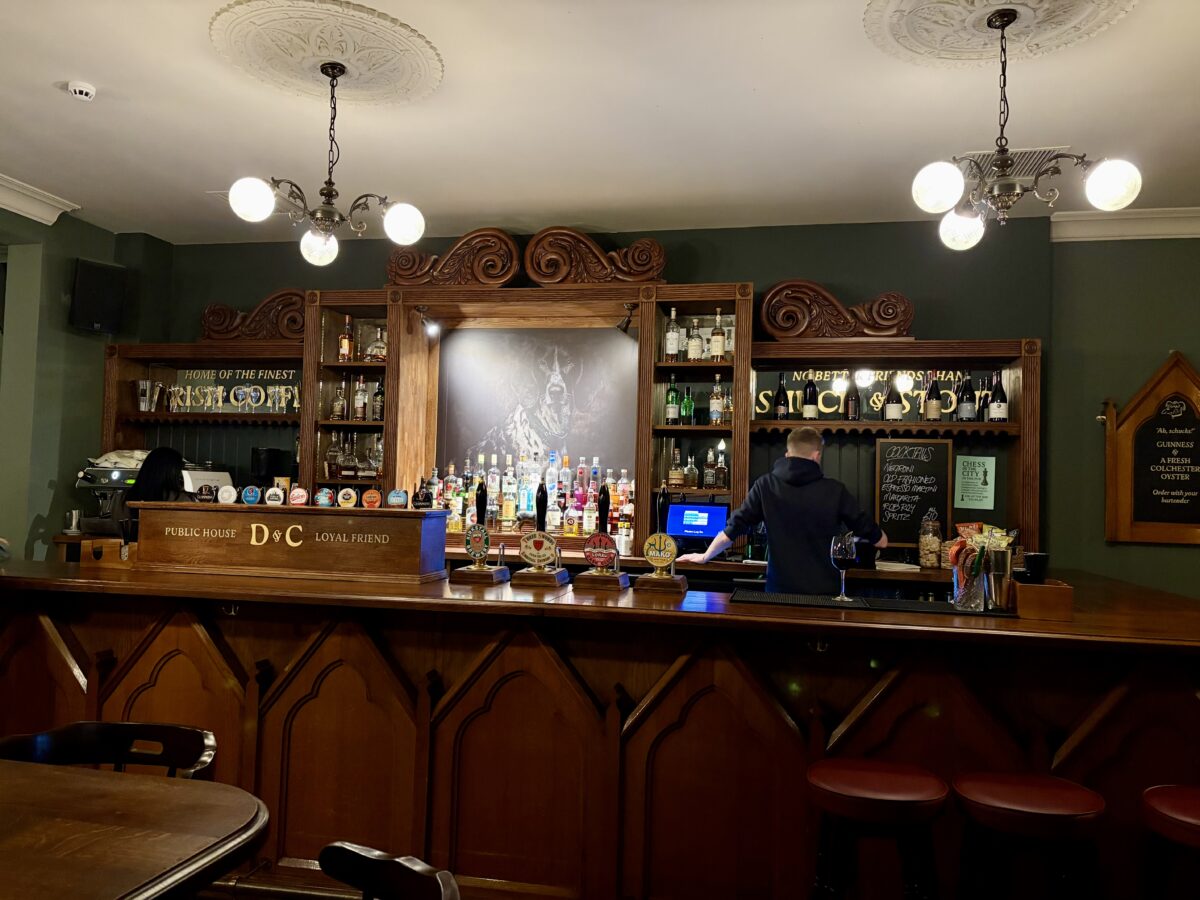 Inside the Dog & Collar Pub